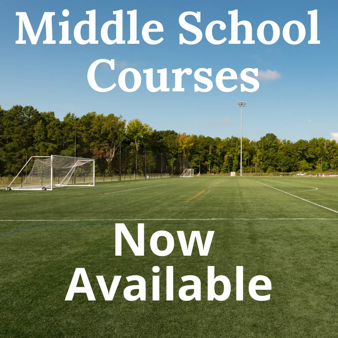 Middle School Courses Now Available